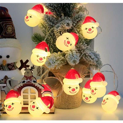 Vianočné ozdoby Led klaun sláčikové svetlá